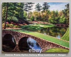 Augusta National Golf Holes 11 12 13 Amen Corner Masters 3 Canvas Frames Azalea