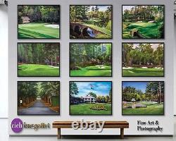 Augusta National Golf Holes 11 12 13 Amen Corner Masters 3 Canvas Frames Azalea
