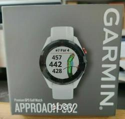 BRAND NEW IN BOX Garmin Approach S62 Premium GPS Golf Watch White