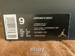 BRAND NEW IN BOX! JORDAN 11 XI Low Concord Golf Shoes US SIZE 9