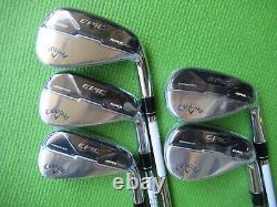 BRAND NEW IN BOX & PLASTIC Callaway EPIC Max Fast FORGED iron set 7-AW