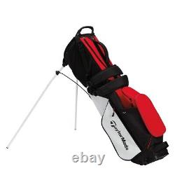 Brand New In Box 2023 Taylormade Flextech Lite Golf Stand Bag Black White Red