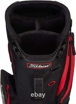 Brand New In Box 2023 Titleist Players 4 Golf Bag Black Red