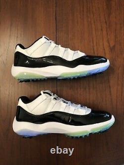 Brand New In Box Jordan XI 11 Concord Golf Shoes Size 8 White Black