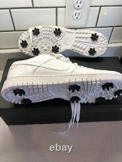 Brand New Mens Nike Limited Edition Size 12 Golf White Dunk NG Shoes With OG Box