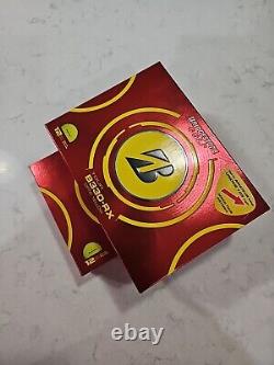 Bridgestone Tour B330-RX Yellow 24 Golf Balls Two Boxes New In Box