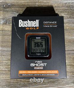 Bushnell Neo Ghost GPS Golf Rangefinder Black New in Open Box