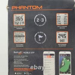 Bushnell Phantom Golf GPS RangefinderMagnetic Mount BLACK 368820 NEW OPEN BOX