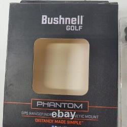 Bushnell Phantom Golf GPS RangefinderMagnetic Mount BLACK 368820 NEW OPEN BOX