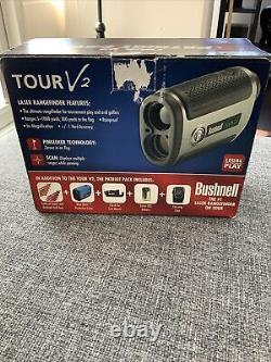 Bushnell Tour V2 Patriot Pack Rangefinder Golf Laser Range Finder NEW OPEN BOX