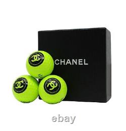 CHANEL Set of 3 Vice Pro Golf Balls, With Box COLLECTIBLE