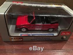 Cabriolet golf 1/18 diecast rare red colour volkswagen new in box never open