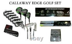 Callaway Edge 10 Piece Golf Set Graphite Shafts / Brand New in Box