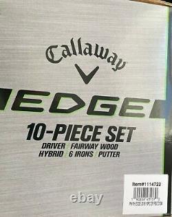 Callaway Edge 10 Piece Golf Set / Mens / Regular Flex / RH / NEW IN SEALED BOX