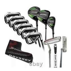 Callaway Edge 10-Piece Men's Graphite Golf Club Set NEW IN BOX (GREEN)