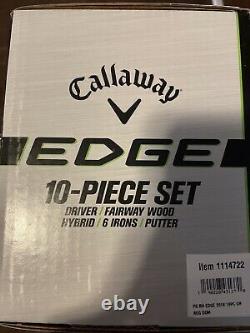 Callaway Edge New in Box 10-Piece Golf Club Set, Regular Flex, Right Handed
