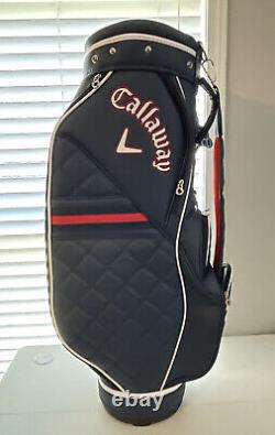 Callaway Golf Ladies Caddy Bag CRT PU Sport 46H x 8.5W Navy New Open Box