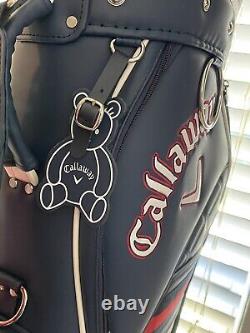 Callaway Golf Ladies Caddy Bag CRT PU Sport 46H x 8.5W Navy New Open Box