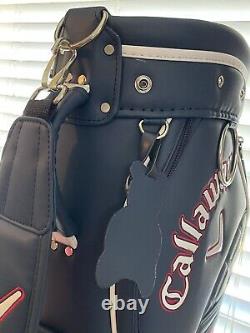 Callaway Golf Ladies Caddy Bag CRT PU Sport 46H x 8.5W Navy New Open Box
