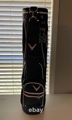 Callaway Golf Ladies Caddy Bag CRT PU Sport 46H x 8.5W Navy New Open Box
