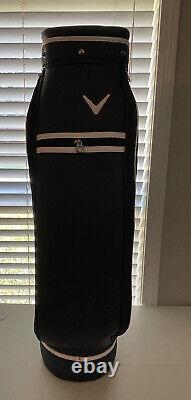 Callaway Golf Ladies Caddy Bag CRT PU Sport 46H x 8.5W Navy New Open Box