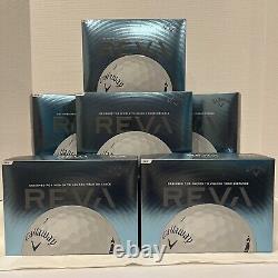 Callaway Reva Women's Pearl Golf Balls Lot 6 Dozen Boxes 72 Balls White 12 Pack