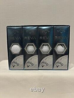 Callaway Reva Women's Pearl Golf Balls Lot 6 Dozen Boxes 72 Balls White 12 Pack
