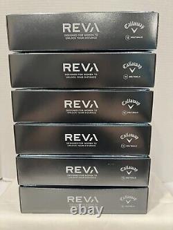 Callaway Reva Women's Pearl Golf Balls Lot 6 Dozen Boxes 72 Balls White 12 Pack