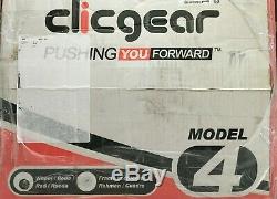 Clicgear 4.0 (Model 4) Golf Push Cart, Silver, BRAND NEW IN BOX, 3 Wheels