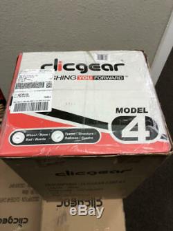 Clicgear USA Model 4.0 CGC400 White Push/Pull Golf Cart 2020 NEW IN BOX
