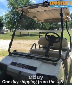 Club Car DS Clear Windshield'00.5 and up New In Box Golf Cart Folding Acrylic