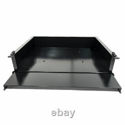 Club Car Precedent Golf Cart Black Steel Utility Cargo Box with Brackets