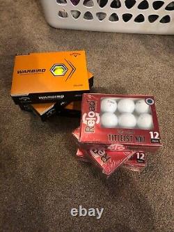 Custom Callaway & Titleist Golf Balls 6 packs of 12 balls, Brand New new box