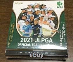 Difficult To Obtain Epoch 2021 Japan Women'S Professional Golf Official Card Box