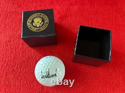 Donald J. Trump Presidential Seal WHITE HOUSE VIP Gift Golf Ball Box