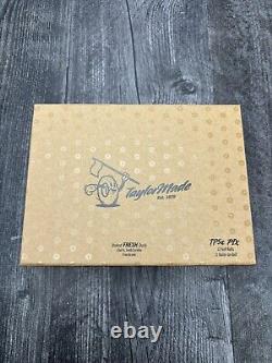 Dozen Taylormade TP5x Pix Donut Logo Golf Balls in Collectors Box