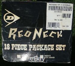 Dunlop REDNECK 18 Piece Golf Club set NEW in Box 2006 NOS Woods Irons Putter and