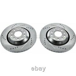 EBR1070XPR Powerstop Brake Discs 2-Wheel Set Rear Driver & Passenger Side New