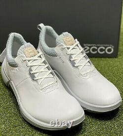 ECCO Biom H4 Spikeless Men's Golf Shoes Size 42 White US 8 New in Box #86012