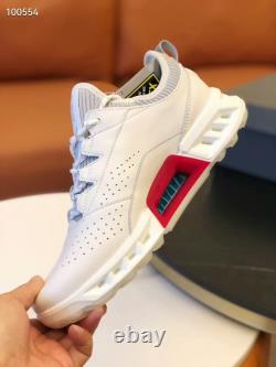 ECCO Mens BIOM C4 GOLF SHOES in WHITE/CONCRETE Size 9/9.5 Brand New with Box