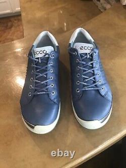 ECCO Mens Golf Shoe. Hybrid 2. Hydromax. NEW WithBox. Denim Blue