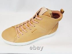 ECCO Womens Soft HT Golf Hydromax Shoes Hightop Fluidform New In Box Yak Leather
