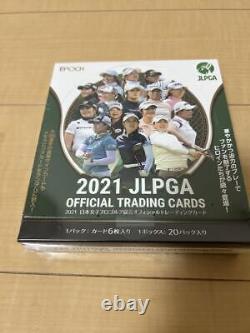EPOCH 2021 JLPGA OFFICIAL Trading Cards Sealed Box Golf JLPGA From Japan Shrink
