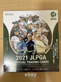 EPOCH 2021 JLPGA OFFICIAL Trading Cards Sealed Box Golf JLPGA From Japan Shrink