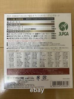 EPOCH 2021 JLPGA OFFICIAL Trading Cards Sealed Box Golf JLPGA From Japan Shrink