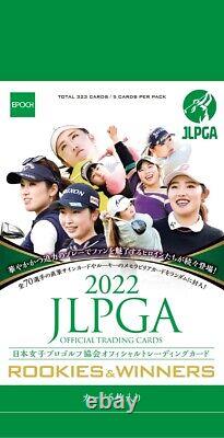 EPOCH 2022 JLPGA OFFICIAL TRADING CARDS ROOKIES & WINNERS Box Japan Ladies Golf