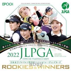 EPOCH 2022 JLPGA OFFICIAL TRADING CARDS ROOKIES & WINNERS Box Japan Ladies Golf