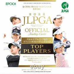 EPOCH JLPGA 2022 TOP PLAYERS Box Japan Ladies Professional Golf Official Card PL