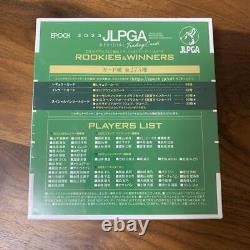 EPOCH JLPGA 2023 ROOKIES & WINNERS Box Packs Japan Ladies Pro Golf Official Card