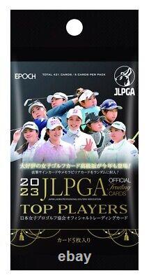 EPOCH JLPGA 2023 TOP PLAYERS Box Japan Ladies Professional Golf Official Card PL